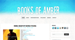 Desktop Screenshot of booksofamber.com